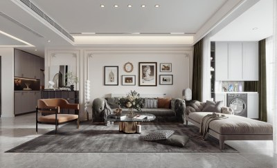 法式客餐厅3D模型下载